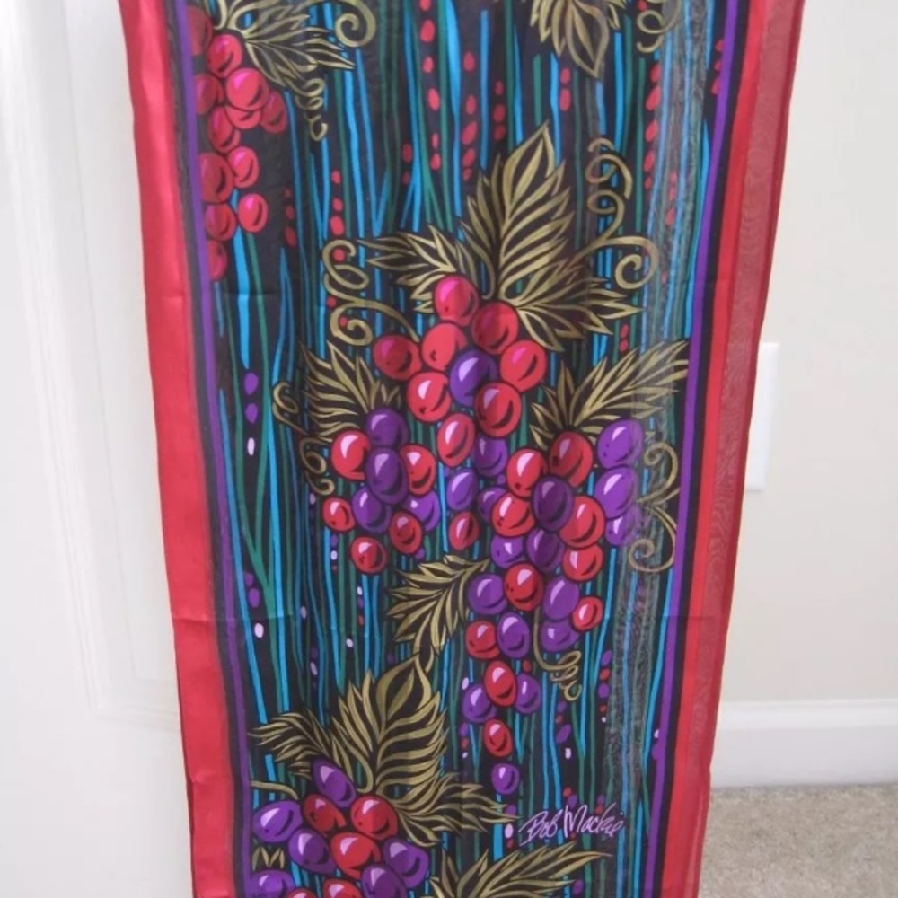 Bob Mackie 100% Silk Scarf